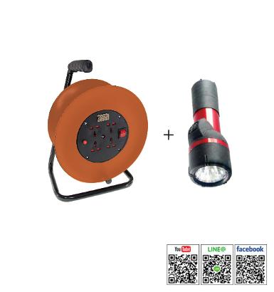 ็Heavy Duty Double Wheel Cable Reel EH3-M2110OR+SJ-8329